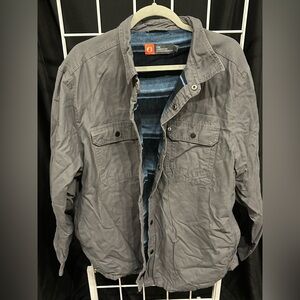 Men's Charcoal Shirt Jacket